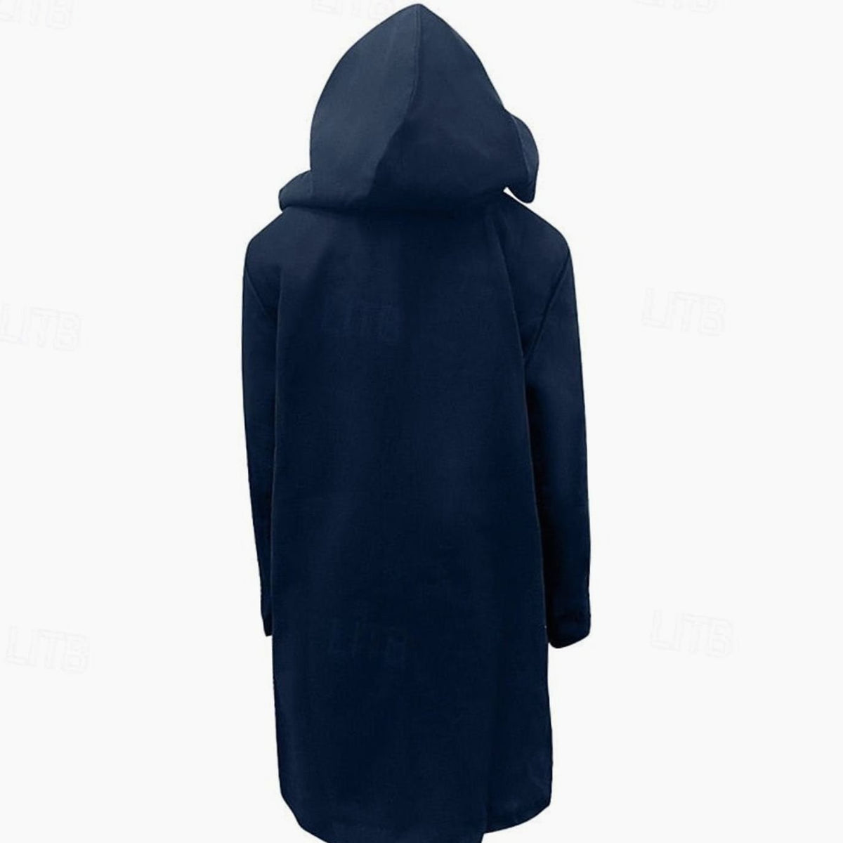 Elijah | Men's Hooded Long Wool Duffle Coat
