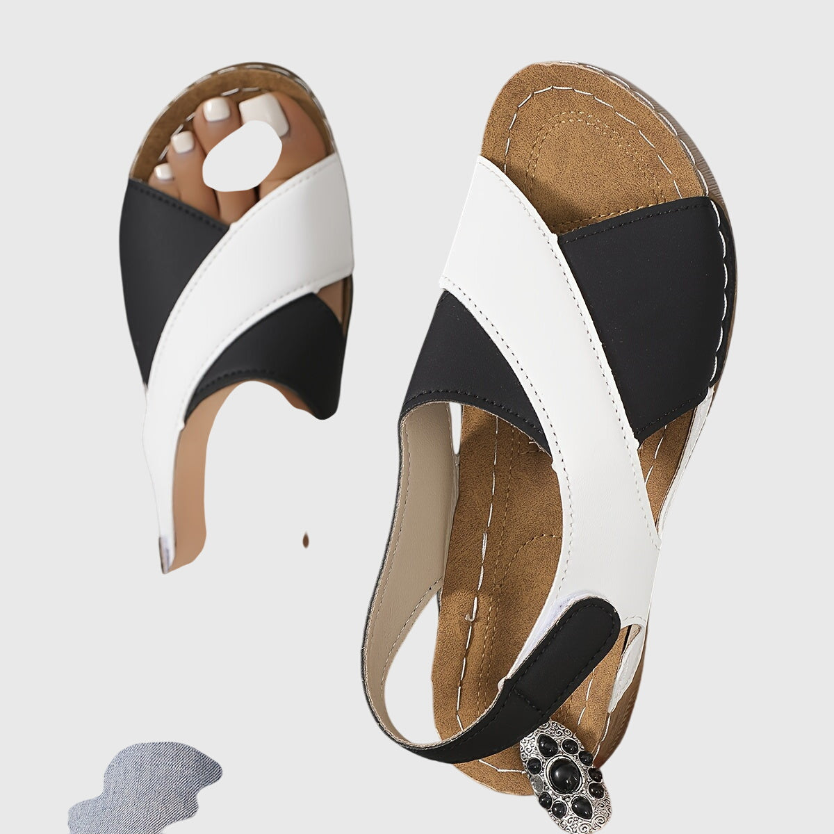 Ainsley | Sandalias ortopédicas cómodas con tiras ajustables