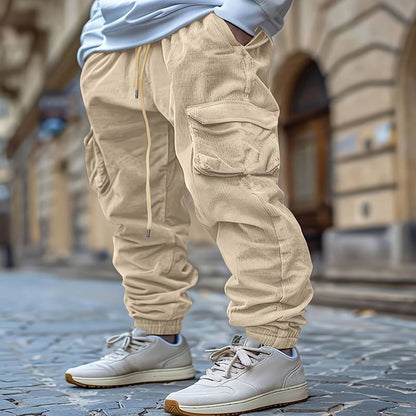 Breathable Drawstring Cargo Pants