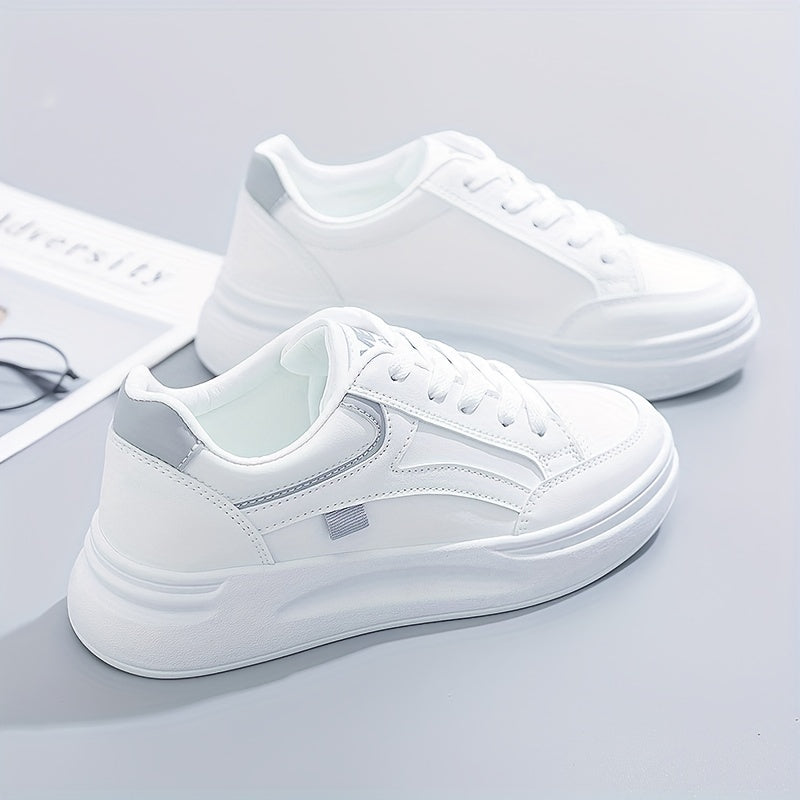 Lucía | Zapatillas Blancas Chic, Ligeras y Cómodas