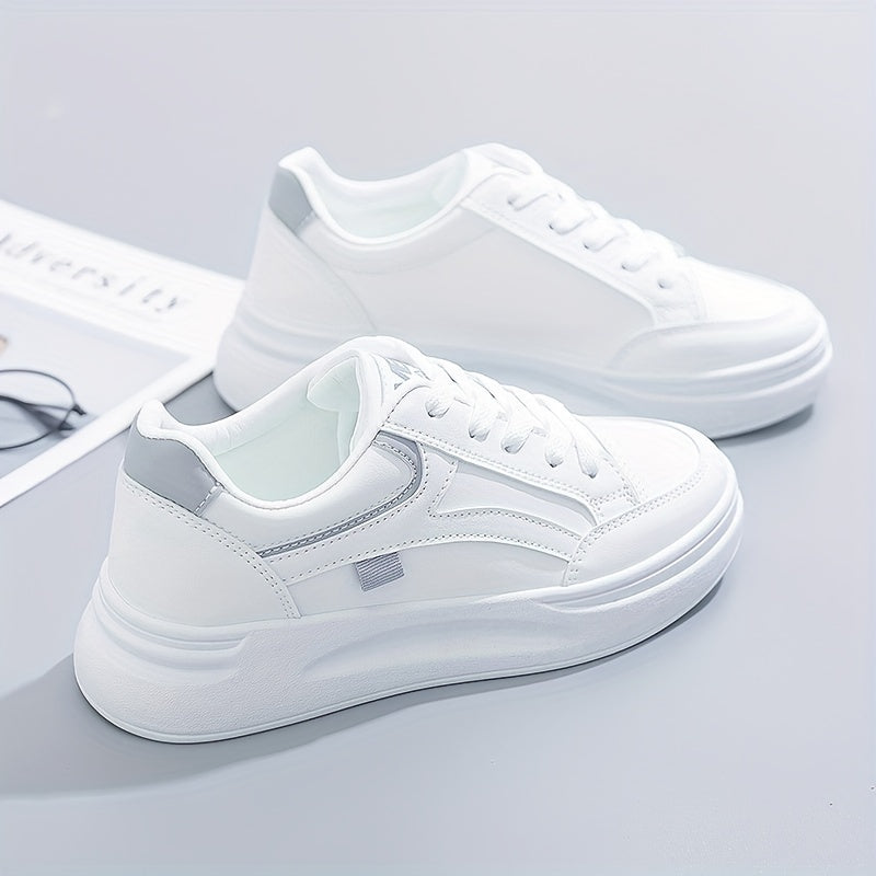 Lucía | Zapatillas Blancas Chic, Ligeras y Cómodas