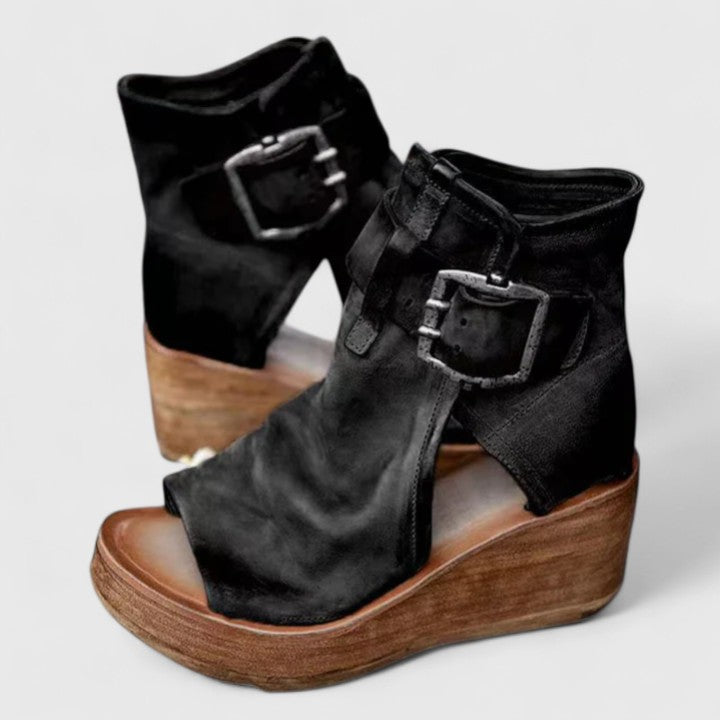 Jess | Orthopedic wedge sandals with triple arch support