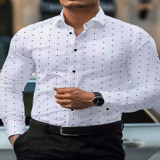 Camisa De Manga Larga Con Botones En La Parte Delantera