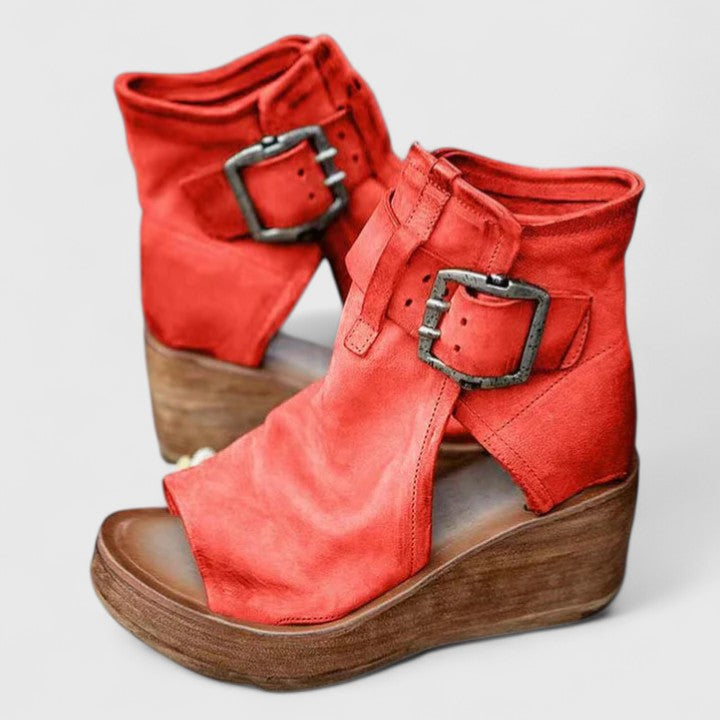Jess | Orthopedic wedge sandals with triple arch support