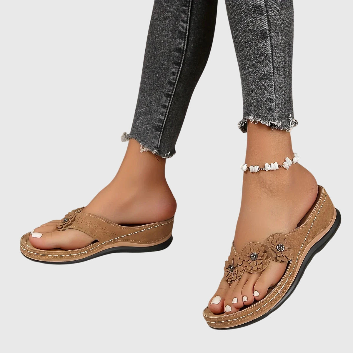 Alexis | Chanclas ortopédicas con soporte de arco y absorción de impactos