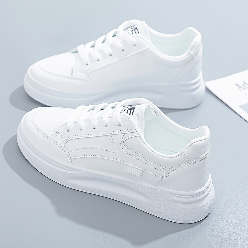 Lucía | Zapatillas Blancas Chic, Ligeras y Cómodas