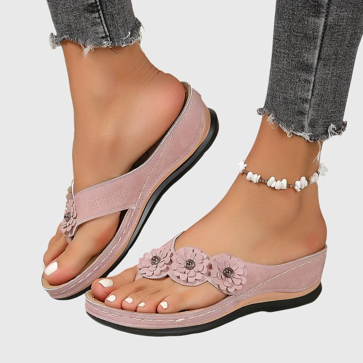 Alexis | Chanclas ortopédicas con soporte de arco y absorción de impactos