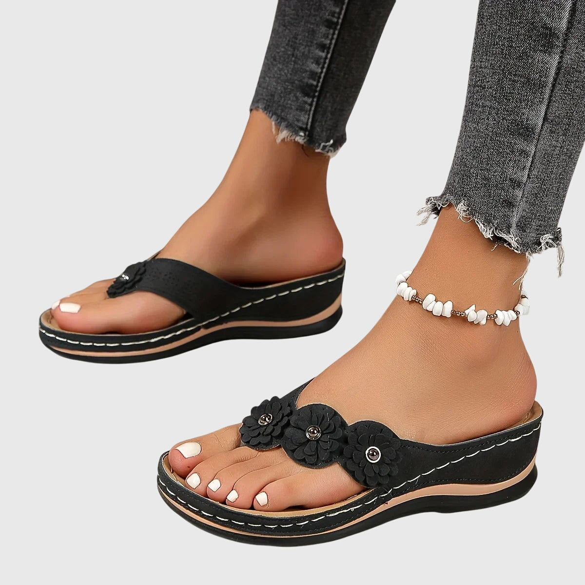 Alexis | Chanclas ortopédicas con soporte de arco y absorción de impactos