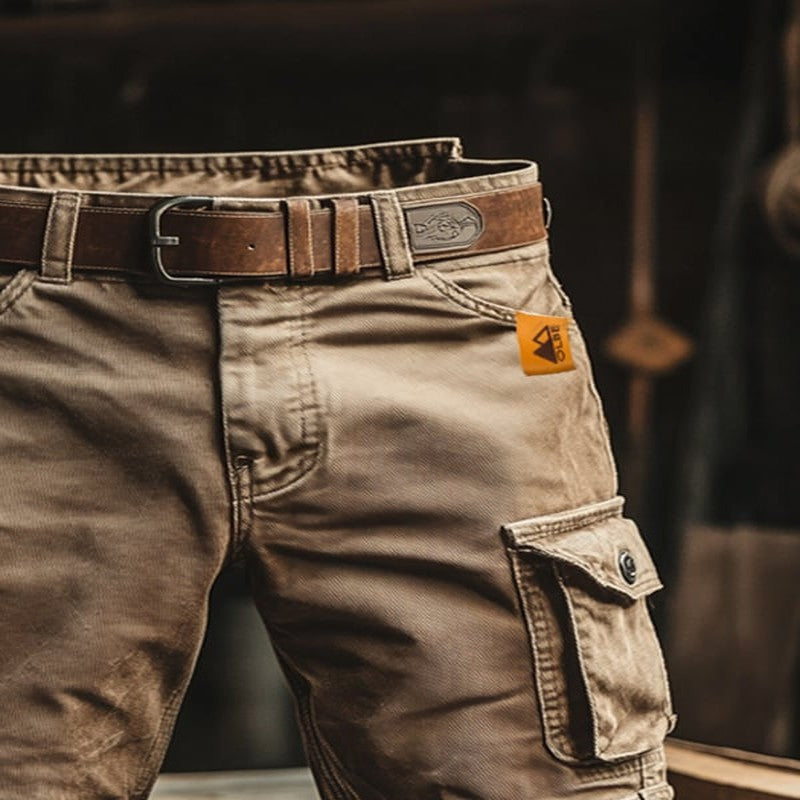 Shorts Cargo Multibolsillos "Novak" - Estilo Retro