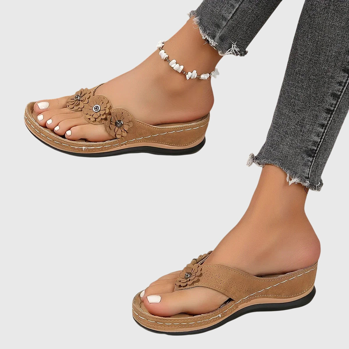 Alexis | Chanclas ortopédicas con soporte de arco y absorción de impactos