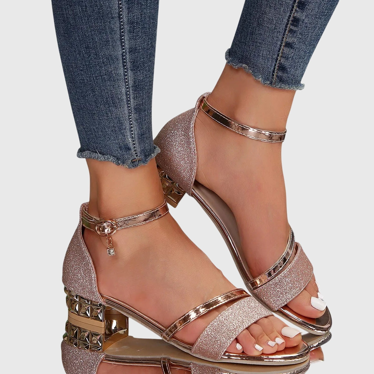 Alison | Sandalias ortopédicas de tacón para mujer