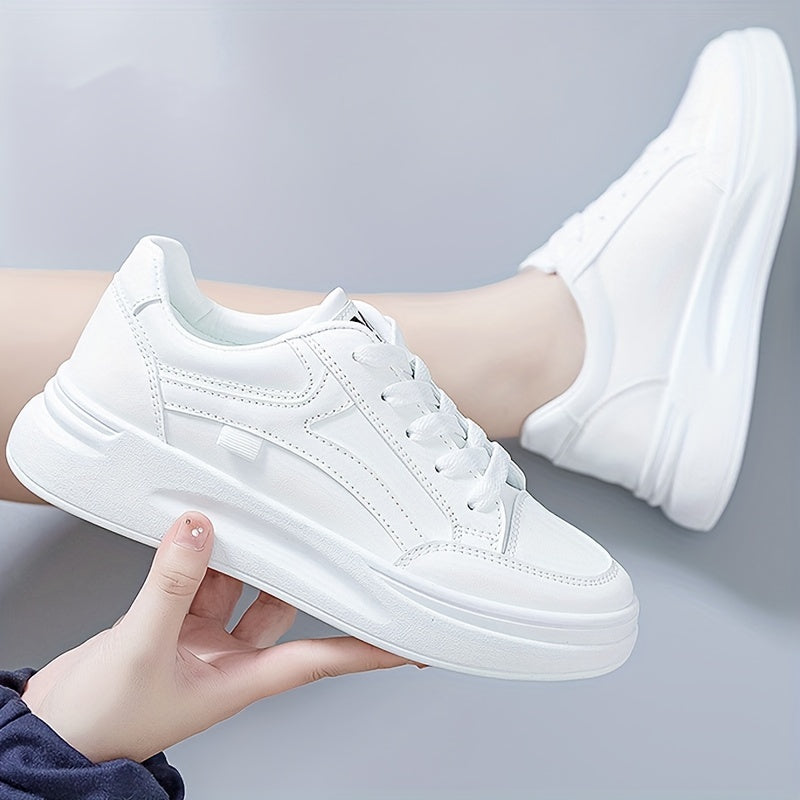 Lucía | Zapatillas Blancas Chic, Ligeras y Cómodas