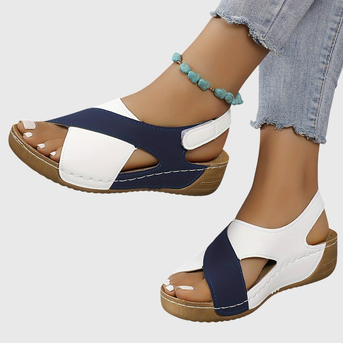 Ainsley | Sandalias ortopédicas cómodas con tiras ajustables