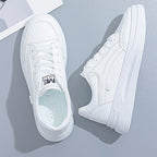 Lucía | Zapatillas Blancas Chic, Ligeras y Cómodas