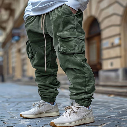 Breathable Drawstring Cargo Pants