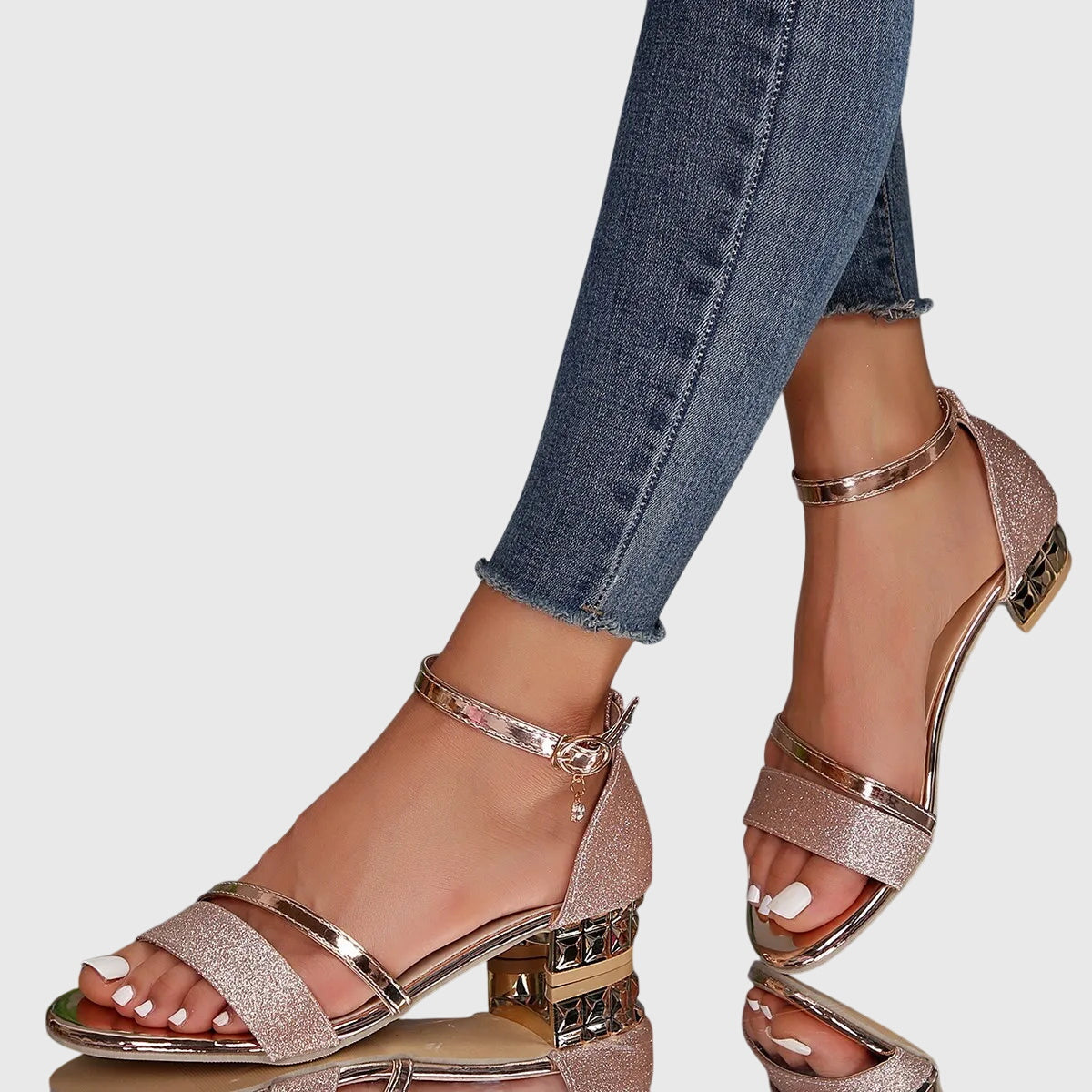 Alison | Sandalias ortopédicas de tacón para mujer