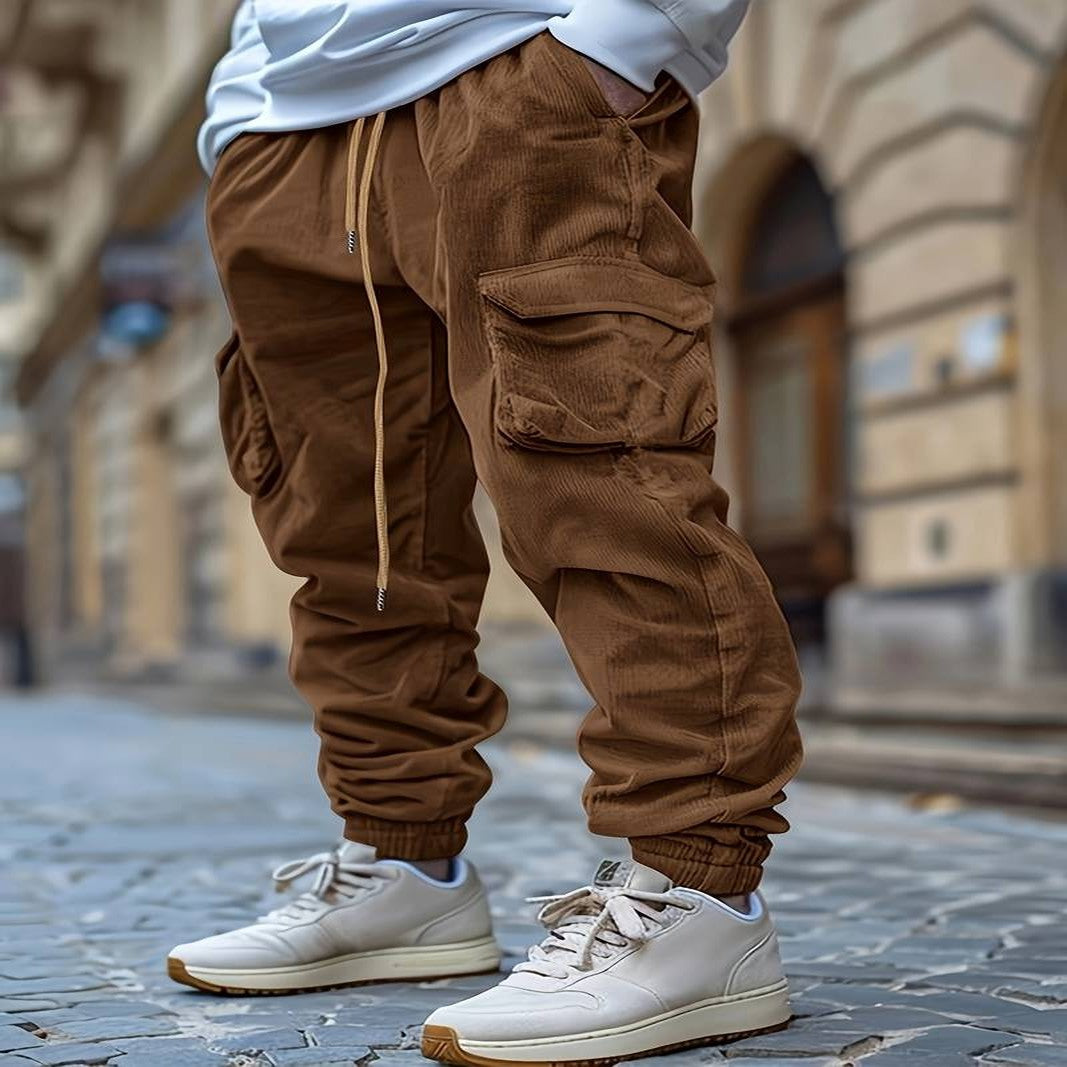 Breathable Drawstring Cargo Pants
