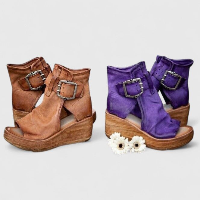 Jess | Orthopedic wedge sandals with triple arch support