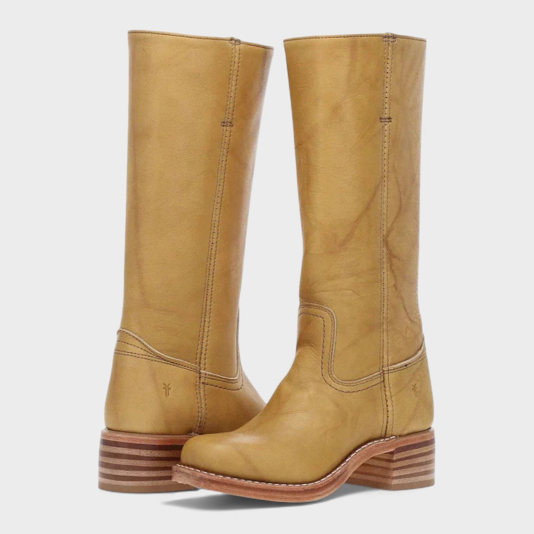 Sapphire | Women's equestrian-inspired high boots with block heels