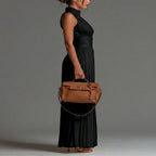 Black Chiffon Jumpsuit with V-Neck and Wide Leg