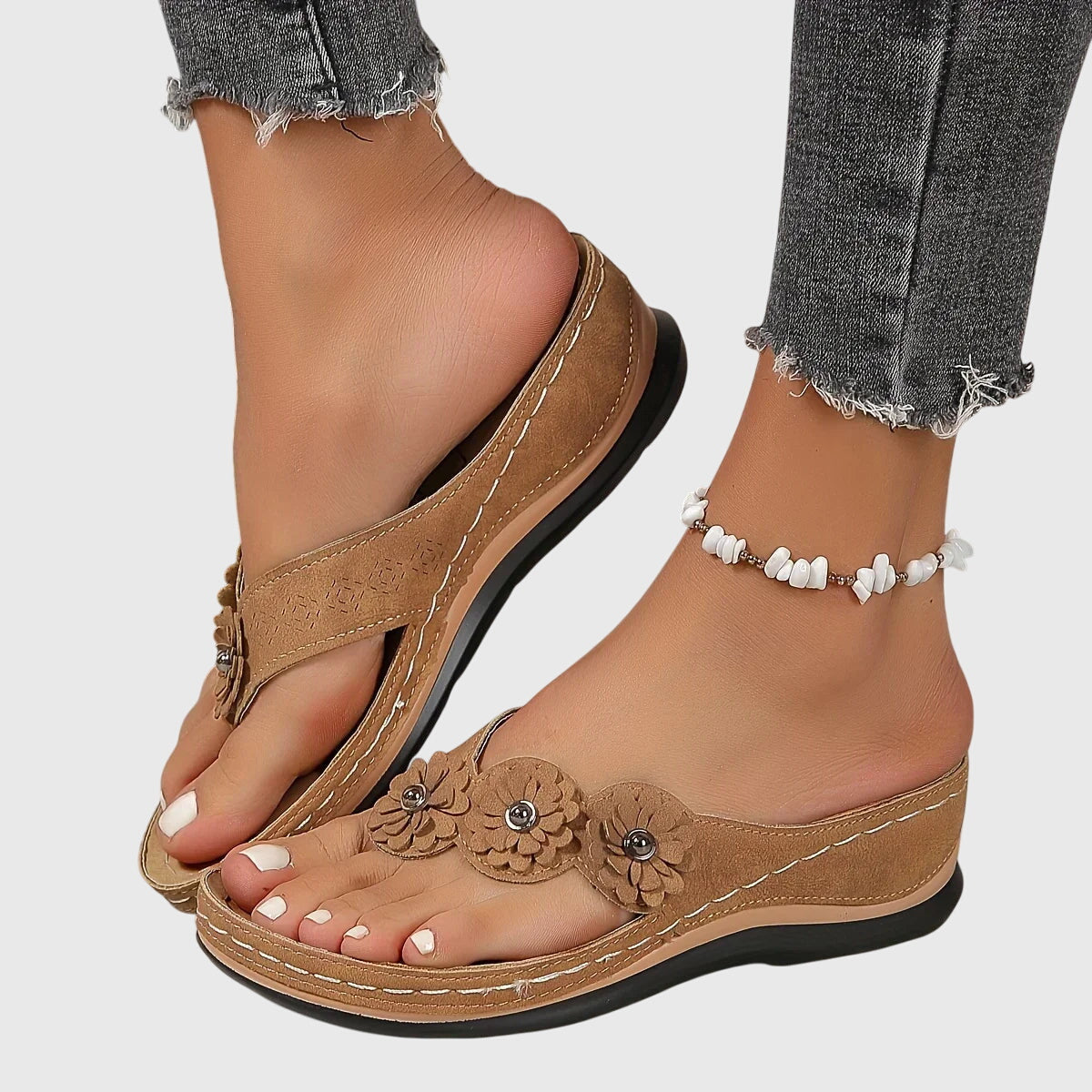 Alexis | Chanclas ortopédicas con soporte de arco y absorción de impactos