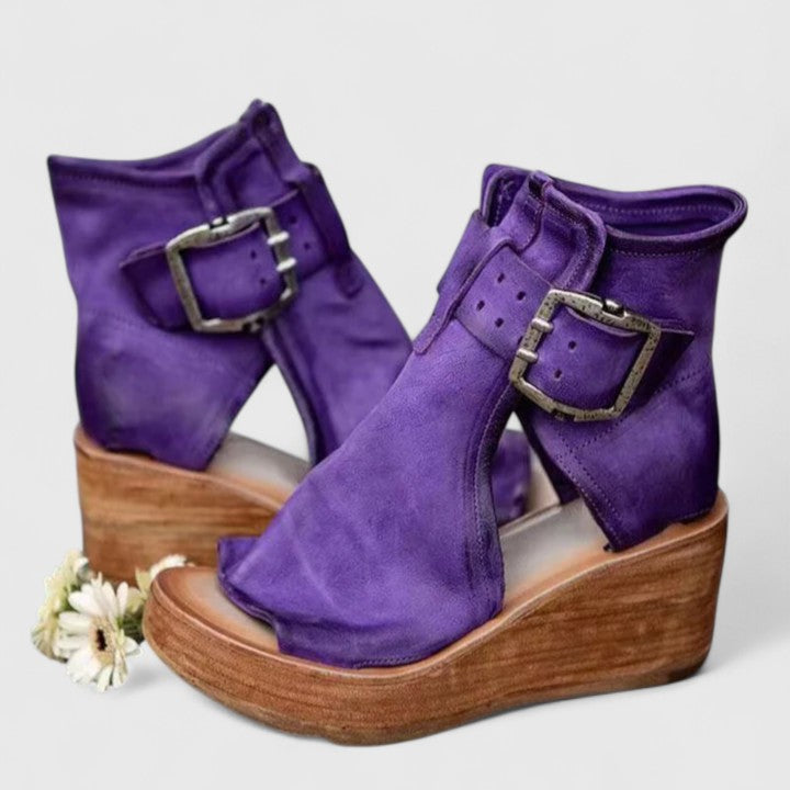 Jess | Orthopedic wedge sandals with triple arch support