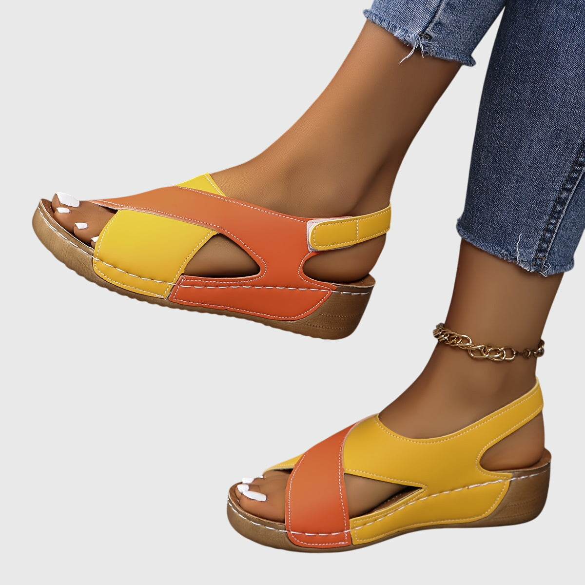 Ainsley | Sandalias ortopédicas cómodas con tiras ajustables