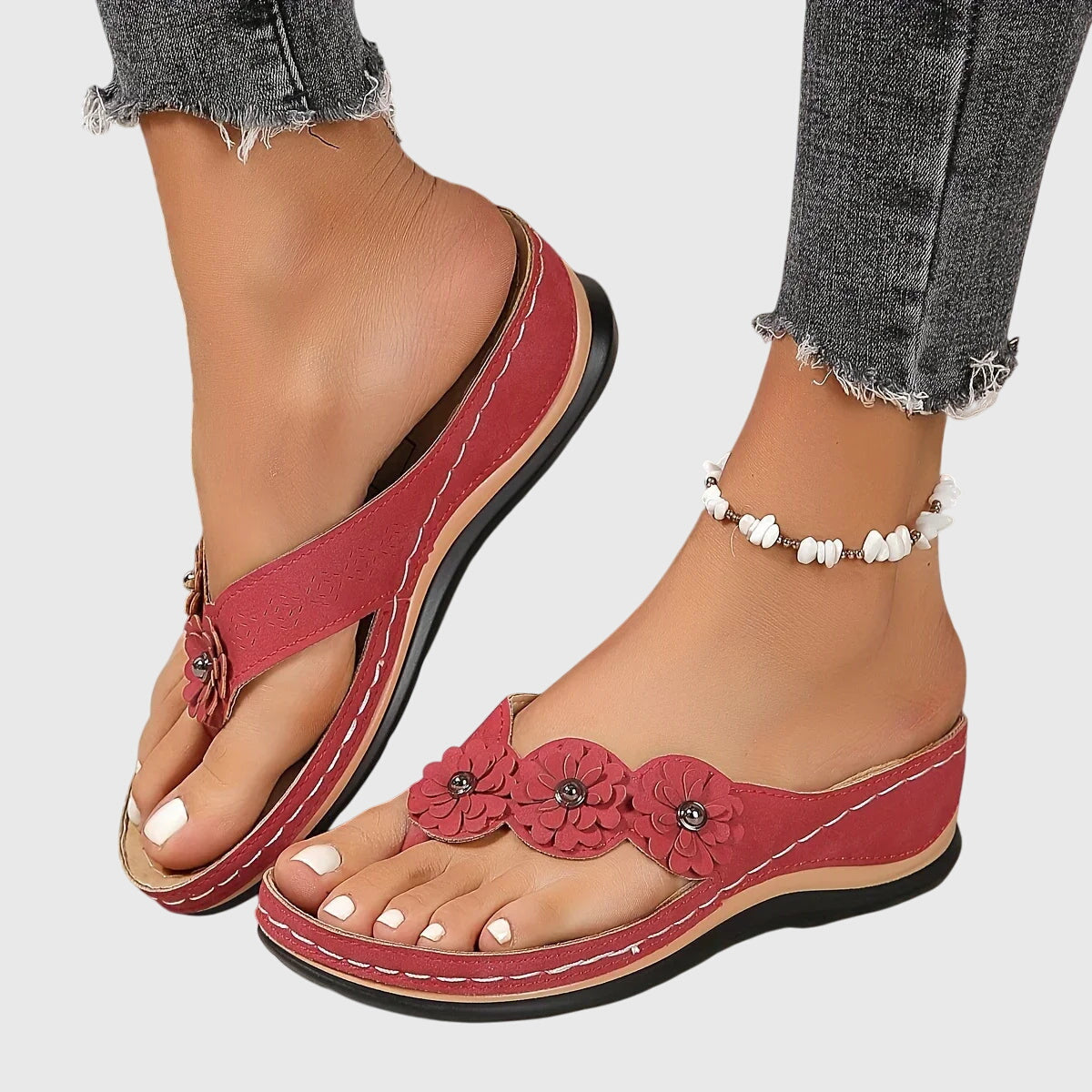 Alexis | Chanclas ortopédicas con soporte de arco y absorción de impactos