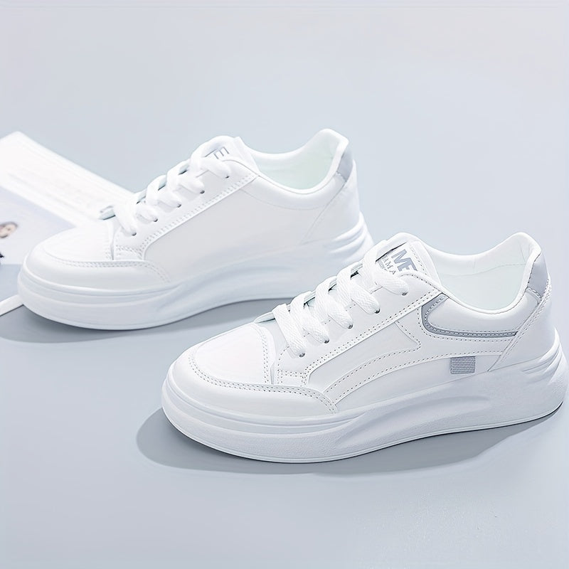 Lucía | Zapatillas Blancas Chic, Ligeras y Cómodas