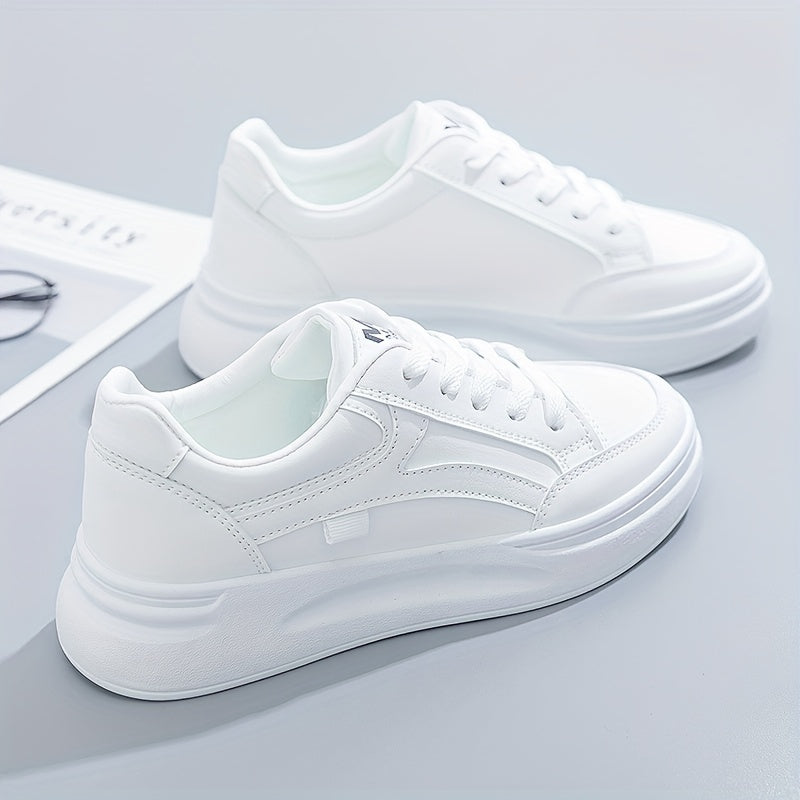 Lucía | Zapatillas Blancas Chic, Ligeras y Cómodas