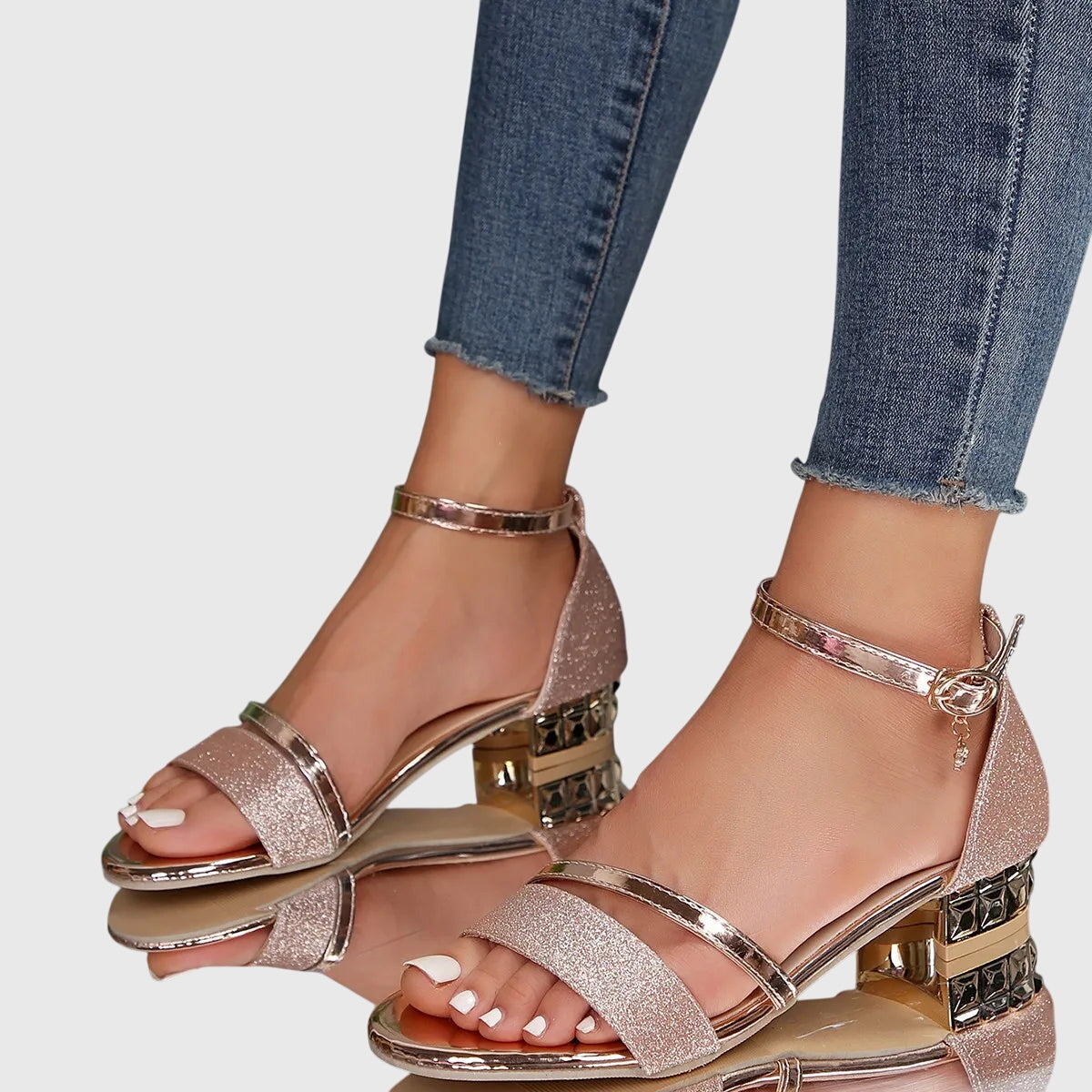 Alison | Sandalias ortopédicas de tacón para mujer