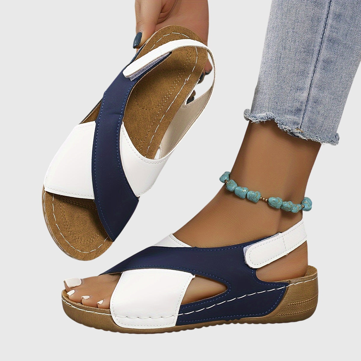 Ainsley | Sandalias ortopédicas cómodas con tiras ajustables