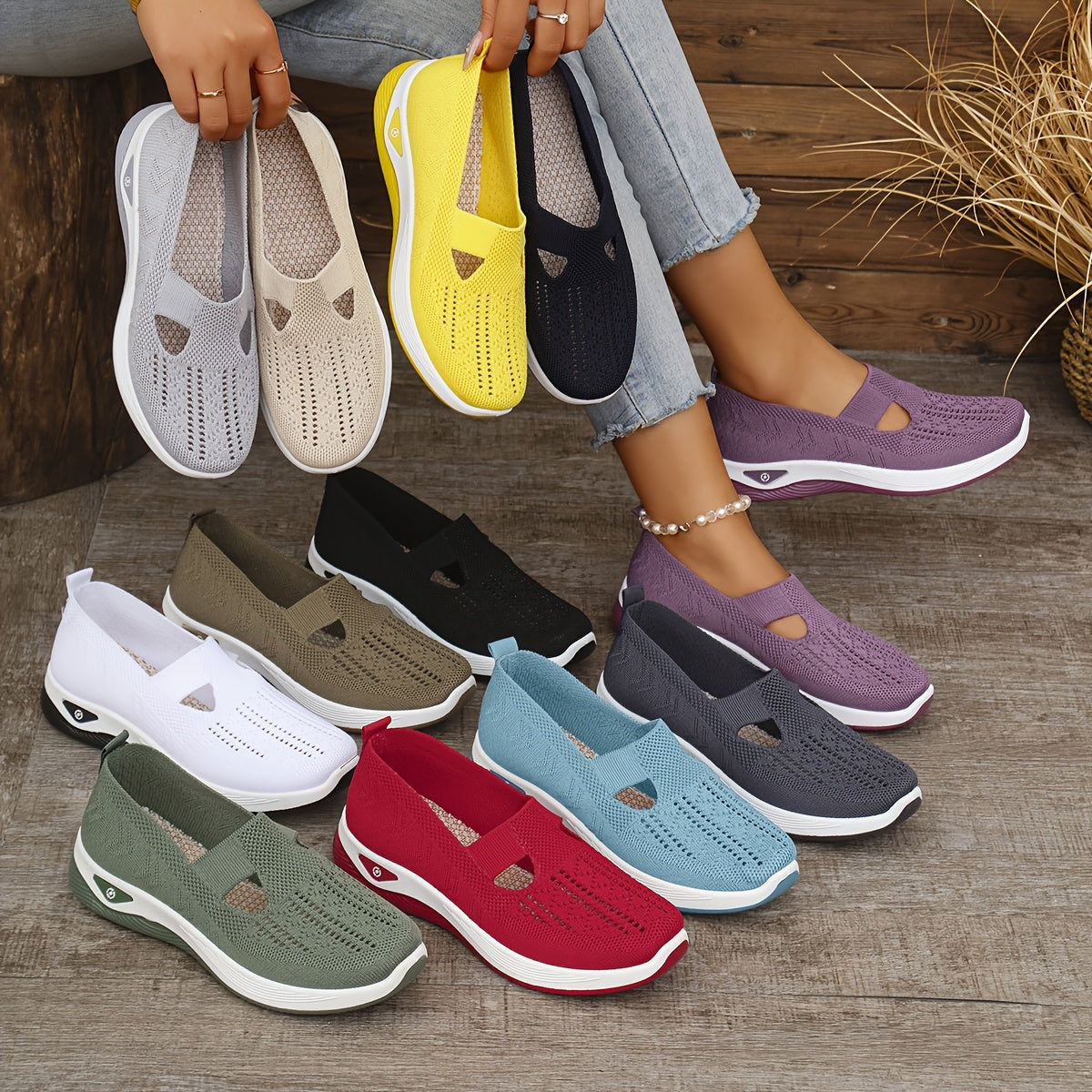 Vera | Easy-On Sneakers with Stable Comfort