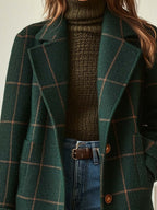 Jennifer | Plaid Wool Coat