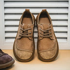 Daniel | Zapatos Casuales de Piel Ortopédicos Acolchados con Cordones para Hombre