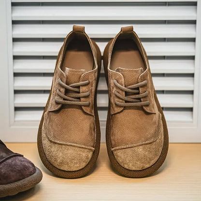 Daniel | Men's Orthopedic Padded Leather Lace-Up Casual Shoes
