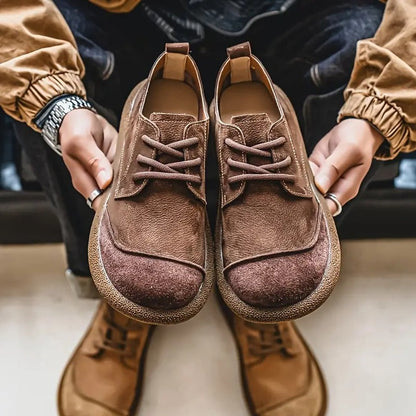 Daniel | Men's Orthopedic Padded Leather Lace-Up Casual Shoes