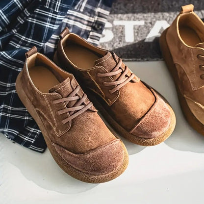 Daniel | Men's Orthopedic Padded Leather Lace-Up Casual Shoes