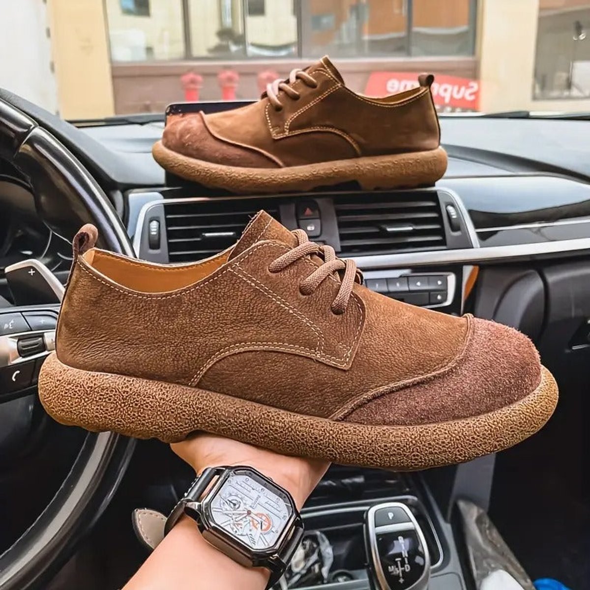 Daniel | Men's Orthopedic Padded Leather Lace-Up Casual Shoes