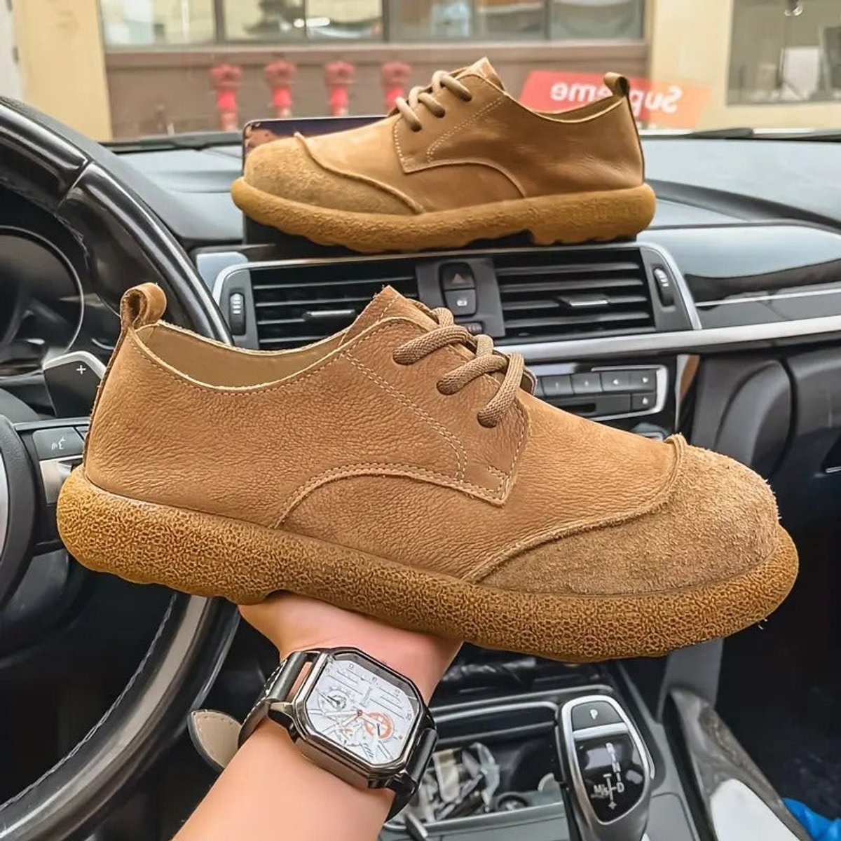 Daniel | Men's Orthopedic Padded Leather Lace-Up Casual Shoes