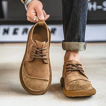 Daniel | Men's Orthopedic Padded Leather Lace-Up Casual Shoes