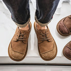 Daniel | Zapatos Casuales de Piel Ortopédicos Acolchados con Cordones para Hombre