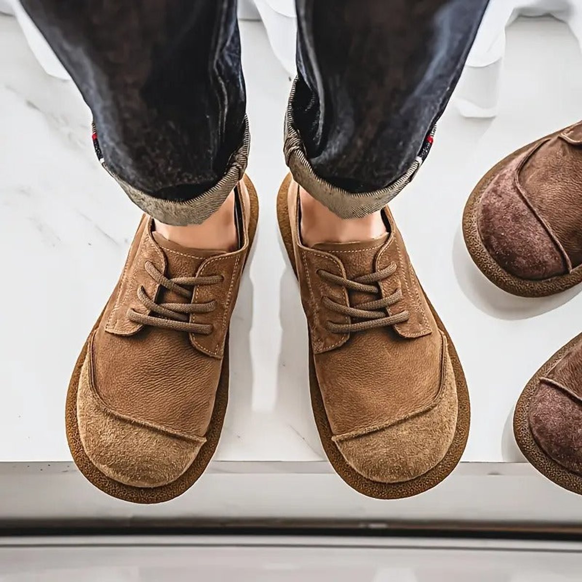 Daniel | Men's Orthopedic Padded Leather Lace-Up Casual Shoes