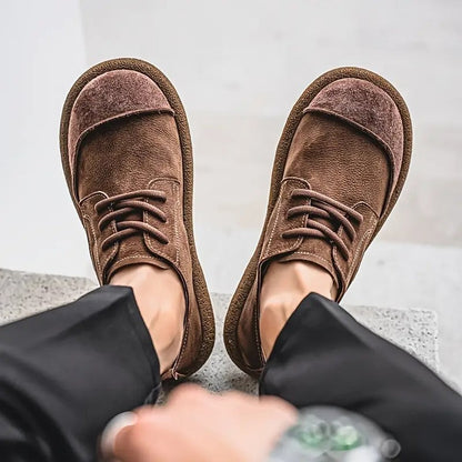 Daniel | Men's Orthopedic Padded Leather Lace-Up Casual Shoes