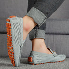 Sebastian | Men's Slip-On Perforated Suede Loafers