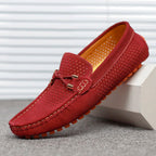 Sebastian | Men's Slip-On Perforated Suede Loafers