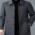 Sebastian | Gabardina de Lana con Botonadura Simple para Hombre