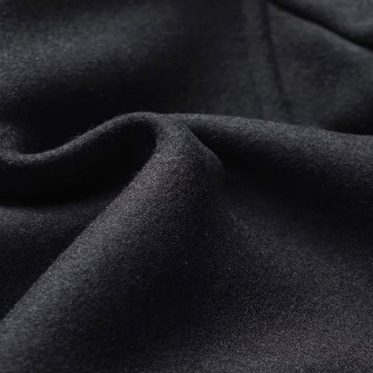Matthew | Men's Single-Breasted Wool Trench Coat with Lapel Scarf