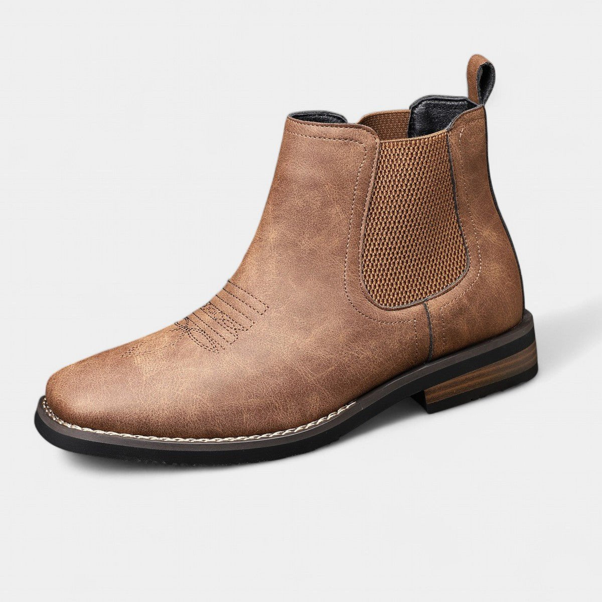 Daniel | Men's Slip-On Western Chelsea Boots