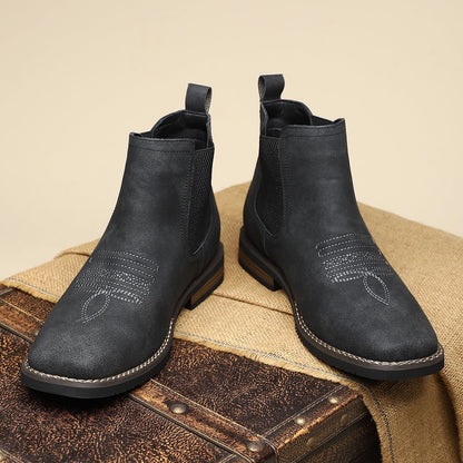 Daniel | Men's Slip-On Western Chelsea Boots